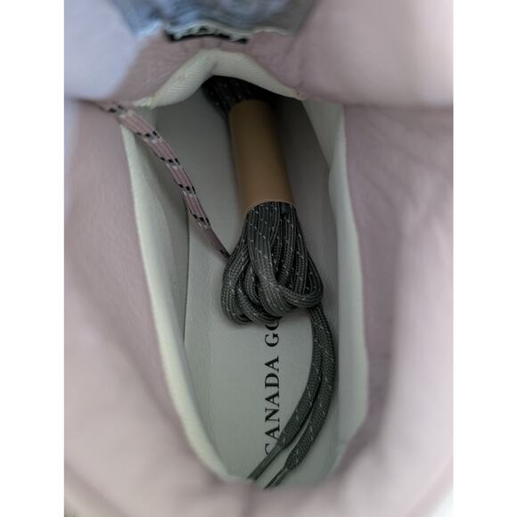 Canada Goose Womens Journey Lite Boots Sz 9 Lucent Rose Smokey Sage Winter Shoes - Picture 8 of 12